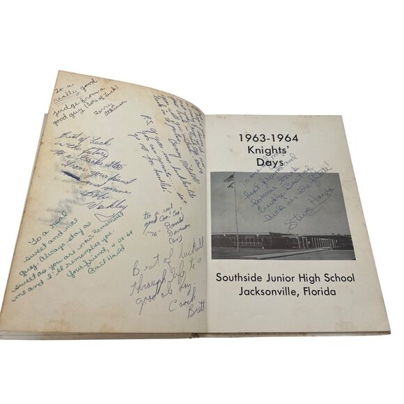 1964 Knight’s Days Yearbook Southside Junior High Jacksonville Florida - Picture 3 of 7